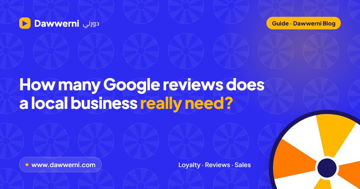 How many Google reviews does a local business really need?