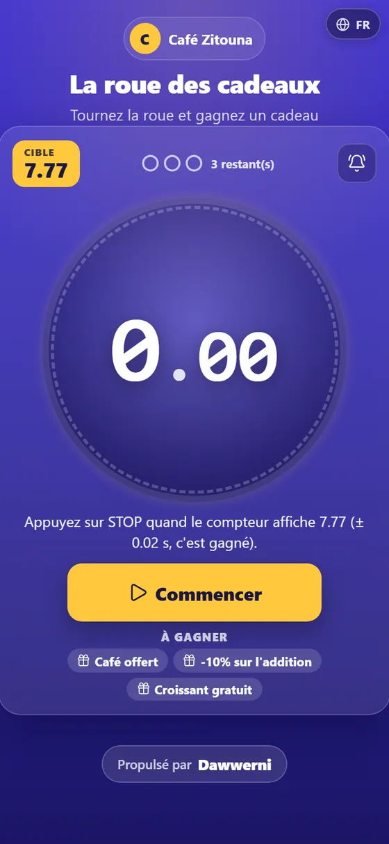 New: Stop the counter