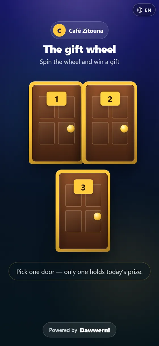 Dawwerni mystery doors game