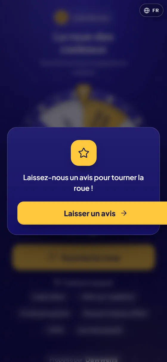 1. Il scanne et laisse un avis