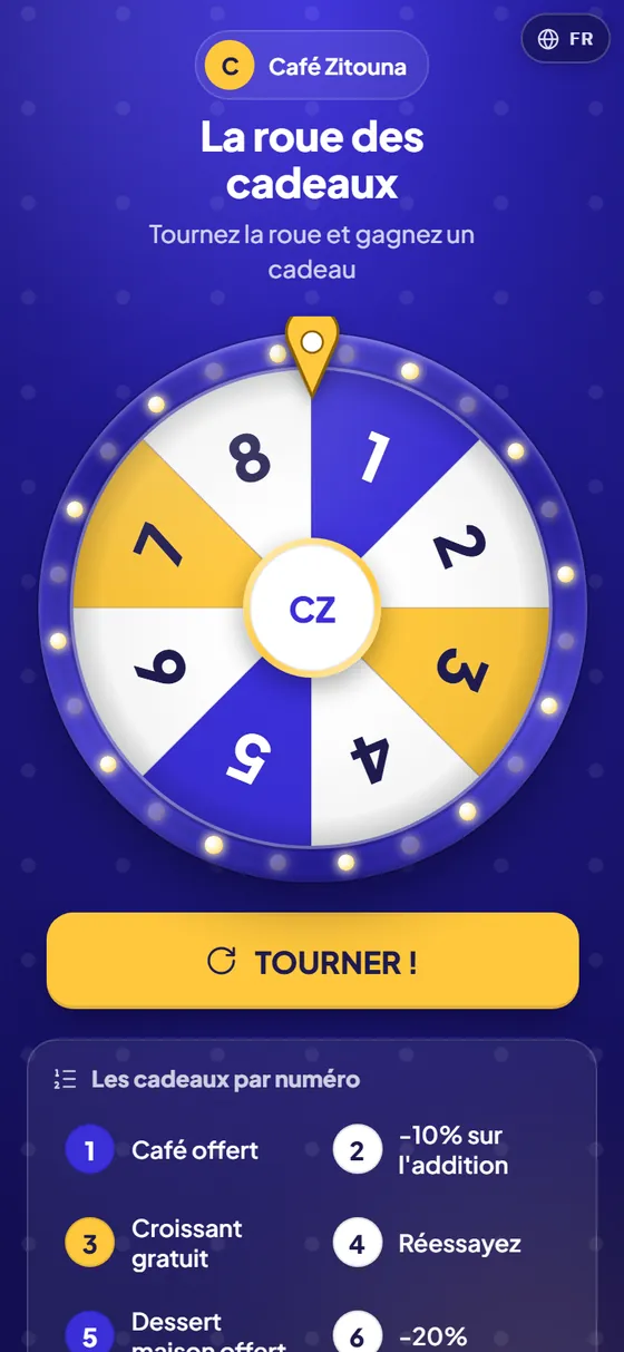 Roue numérotée