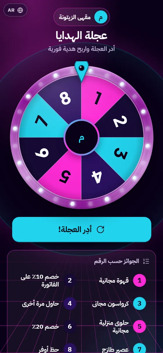 العجلة المرقّمة — ثيمات موسمية