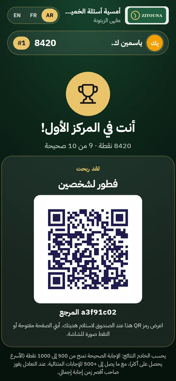 أمسية الأسئلة المباشرة — ثيمات موسمية