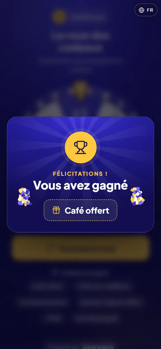 3. Il gagne et vous laisse ses coordonnées