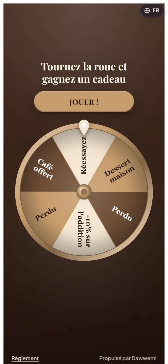 Jeu Dawwerni avec le thème café