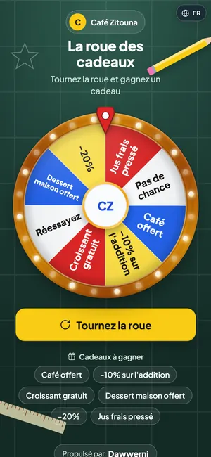 Roue de la fortune — Rentrée
