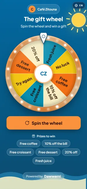 Spin the Wheel — Summer